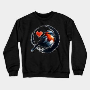 Robin Bird Sumie Enso Circle Crewneck Sweatshirt